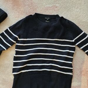 Massimo Dutti Black Knit Sweater